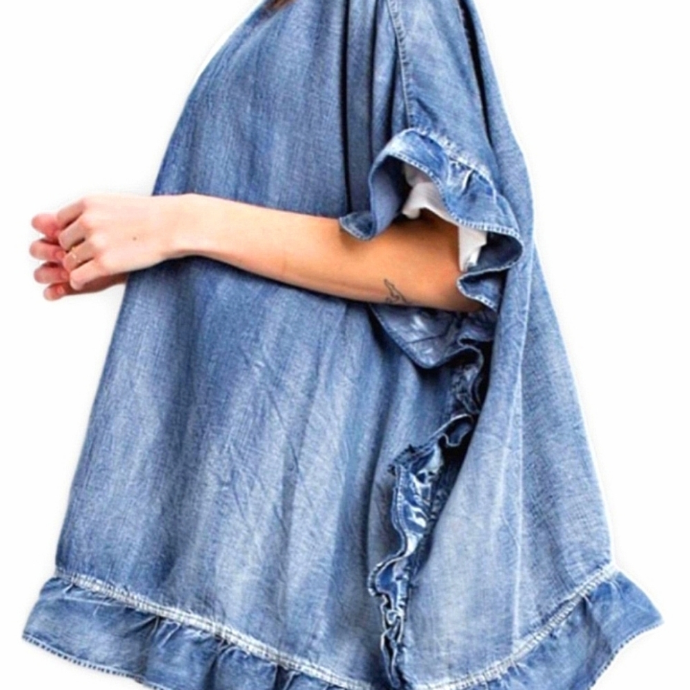 EUC Easel Denim Cardigan Size Small Fits All